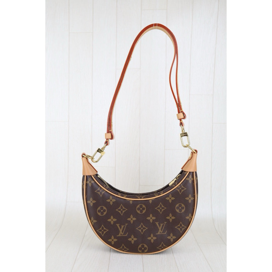 Excellent（Rank SA）｜LV Monogram loopping Pochette Croissant Shoulder Bag｜S25010801