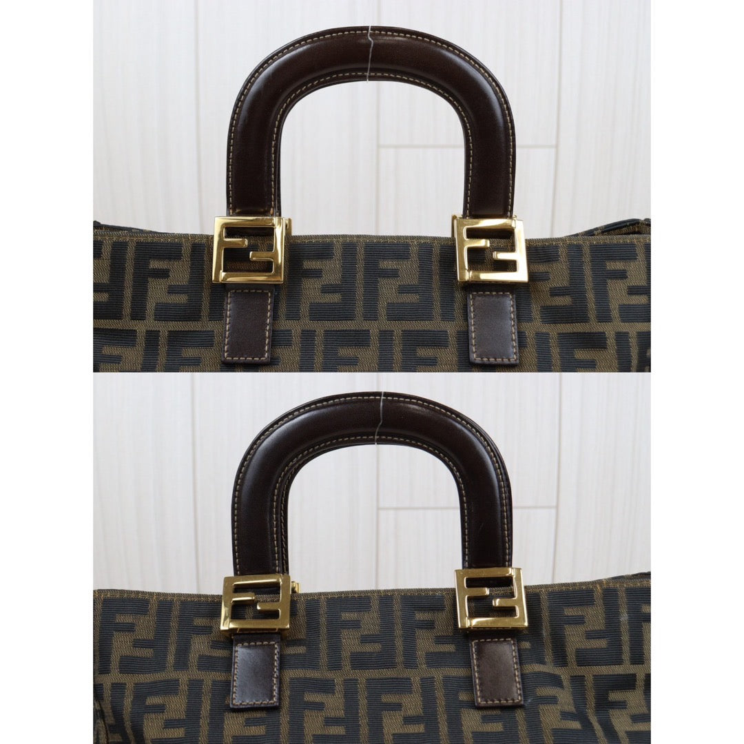 Rank A ｜ FENDI Zucca Mamma HandBag ｜24011220