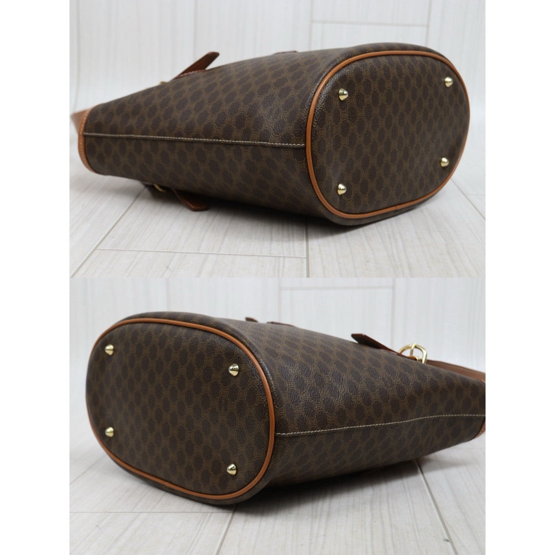 Include Entrupy Certificate of Authenticity｜Very Good ( Rank A) ｜CELINE Macadam Tote Bag  ｜26031906