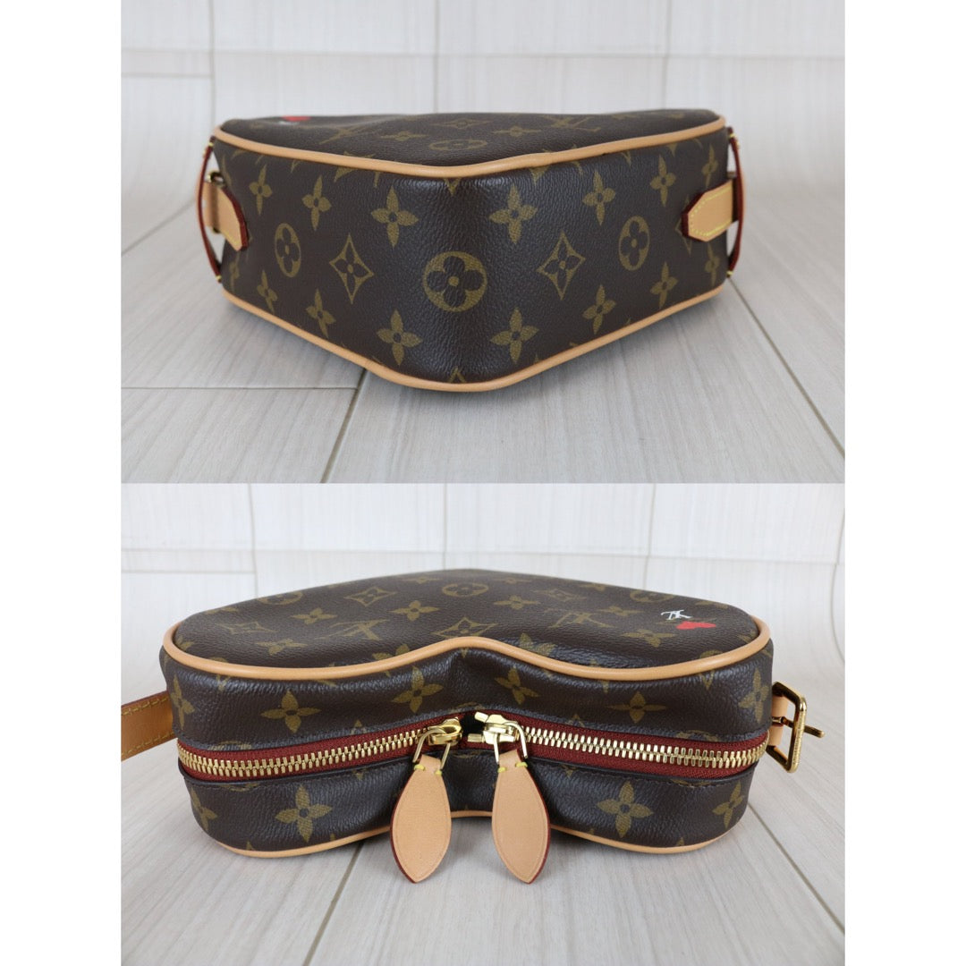 Include Entrupy Certificate of Authenticity｜Very Good ( Rank A)｜ Louis Vuitton Monogram Game On Coeur Shoulder Bag  ｜X26030701