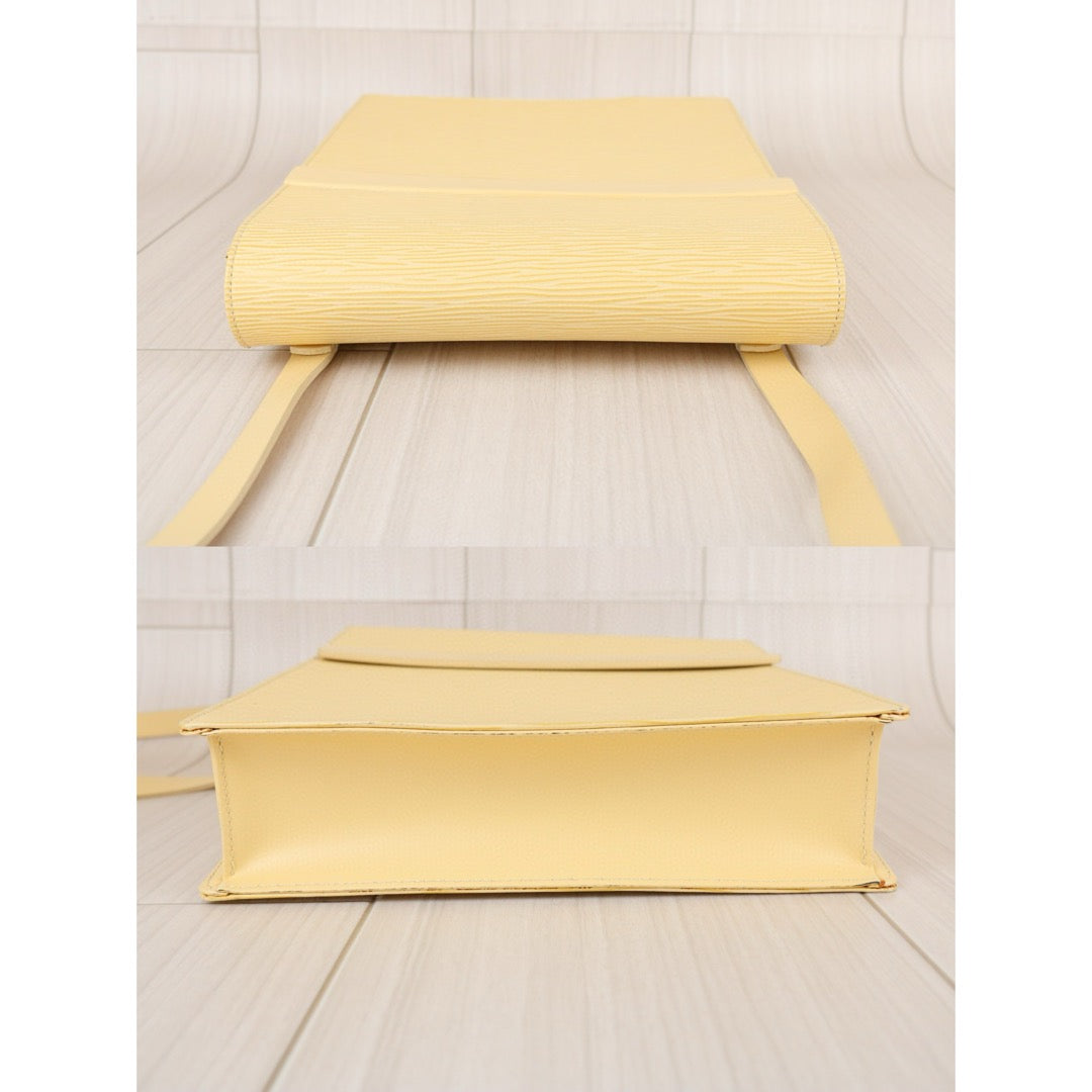 Very Good ( Rank A)｜LV Epi  Ramatuelle Vanilla Shoulder Bag Yellow｜X25032002