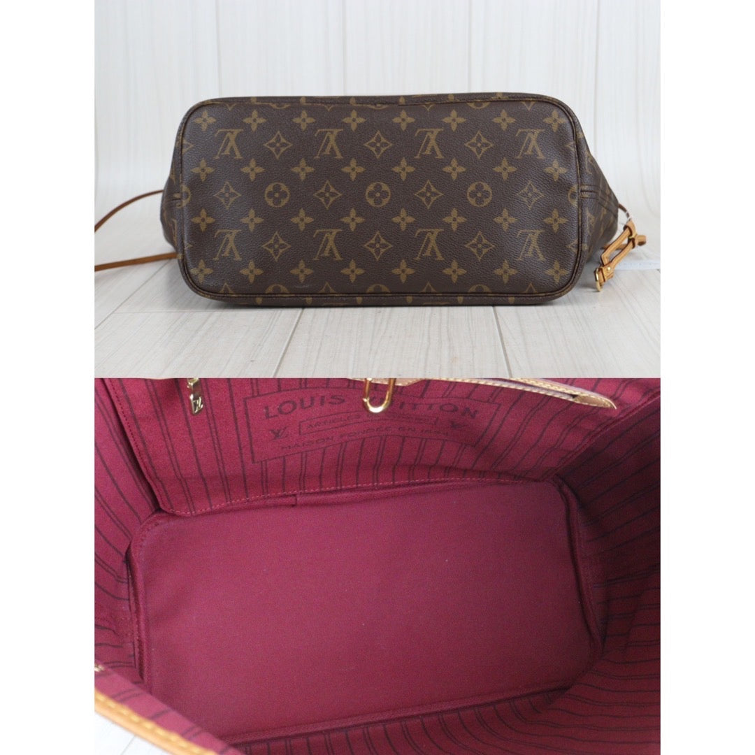 Rank AB ｜ LV Monogram Neverful MM ShoulderBag With Pouch｜23092629