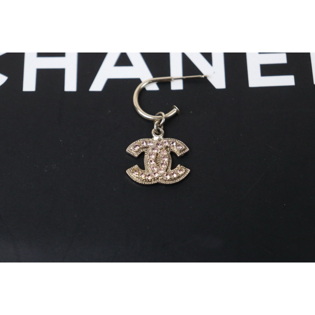 Very Good ( Rank A) ｜CHANEL COCO Mark Pink Diamond Earrings  ｜S24102412