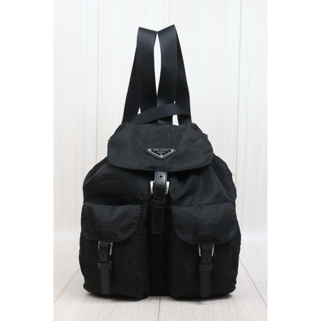 Include Entrupy Certificate of Authenticity｜Good ( Rank AB)｜Prada Nylon Backpack Small  Black｜26042105