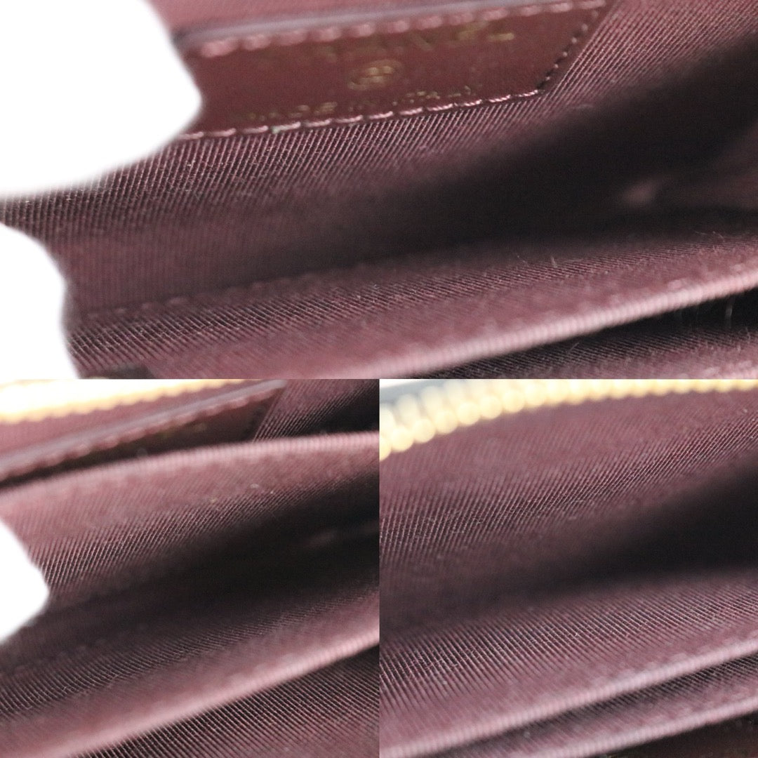 Very Good ( Rank A) ｜CHANEL Caviar Skin Calf Leather Coin Purse Black Made In 2017~2018 Year｜X25060310