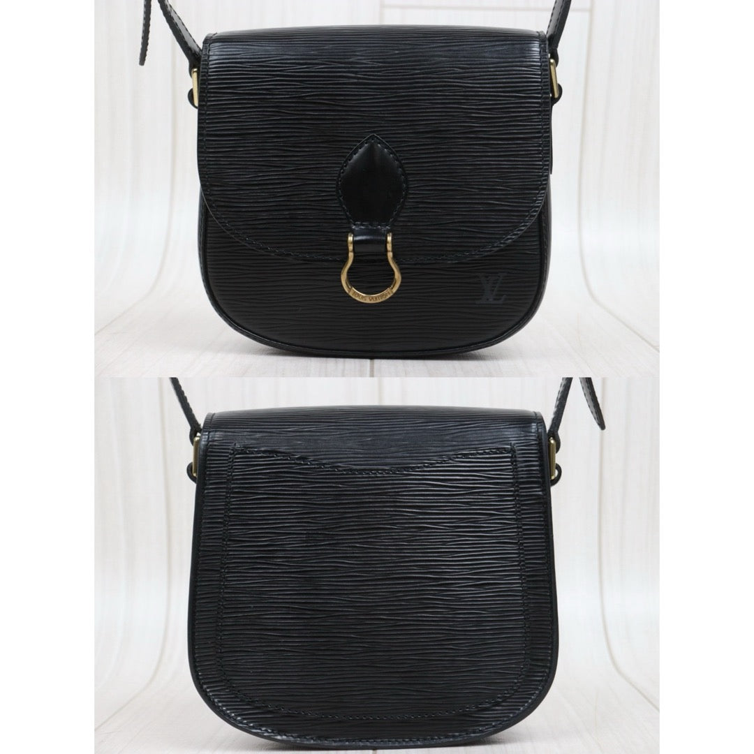Good ( Rank AB)｜LV Epi Saint-Cloud PM Shoulder Bag Black｜25103005