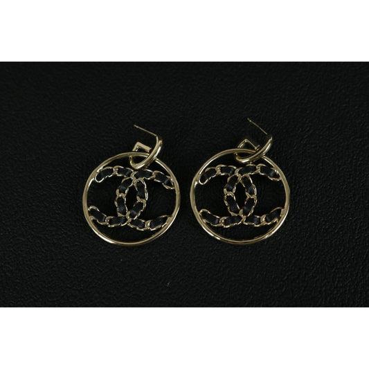 Very Good ( Rank A) | CHANEL B19S Coco Mark Matrasse Chain Earrings Made In 2019Year|S25122607