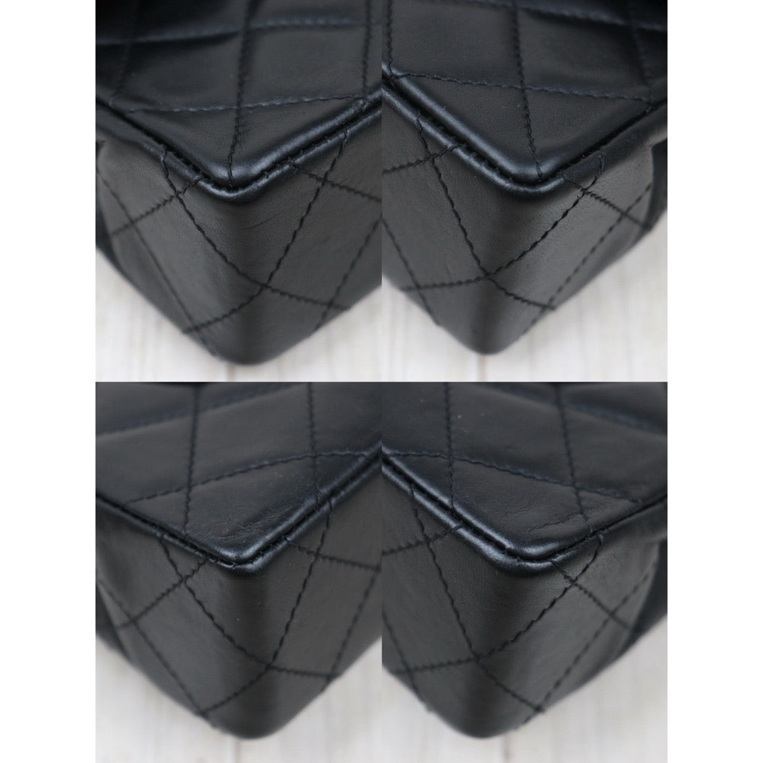 Good ( Rank AB) ｜ CHANEL Paris Limited Series Matrasse Classic Double Flap 22 Shoulder Bag Black Made In 1991-1994 Year｜25061008