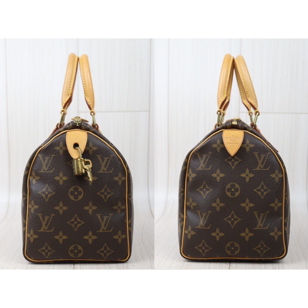 Rank AB｜ LV Monogram Speedy 25 Hand Bag ｜24070206