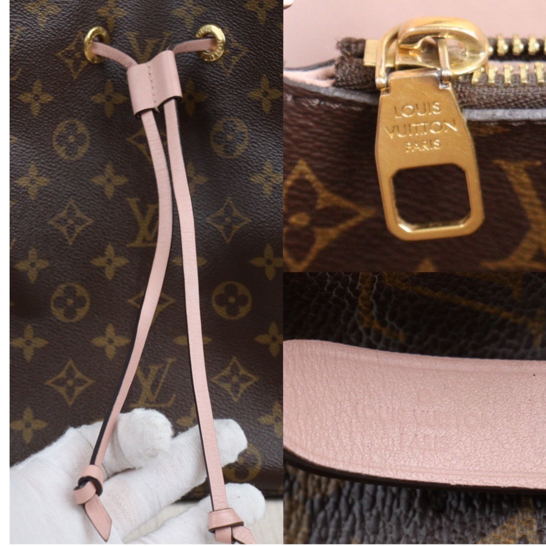 Rank AB ｜LV Monogram Neonoe Rose Poodle Shoulder Bag｜23112703