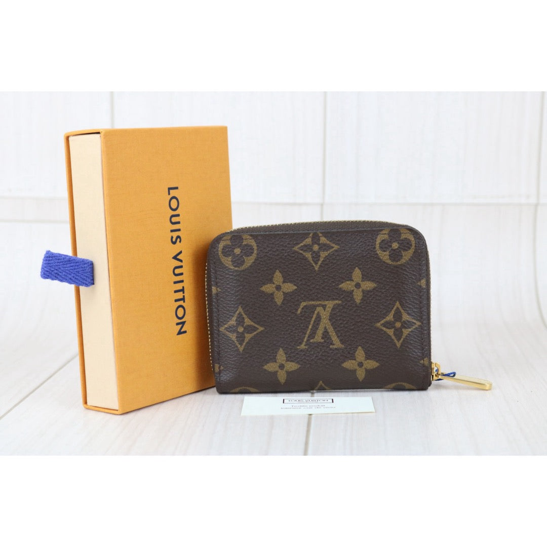 Include Entrupy Certificate of Authenticity｜Very Good ( Rank A)｜Louis Vuitton Monogram Zippy Coin Purse Wallet｜X26051713