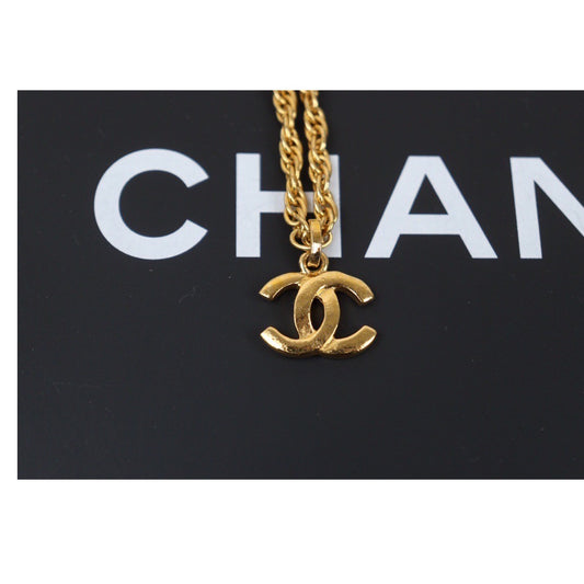 Rank AB ｜CHANEL COCO  18k Gold Plated Necklace  ｜24040418