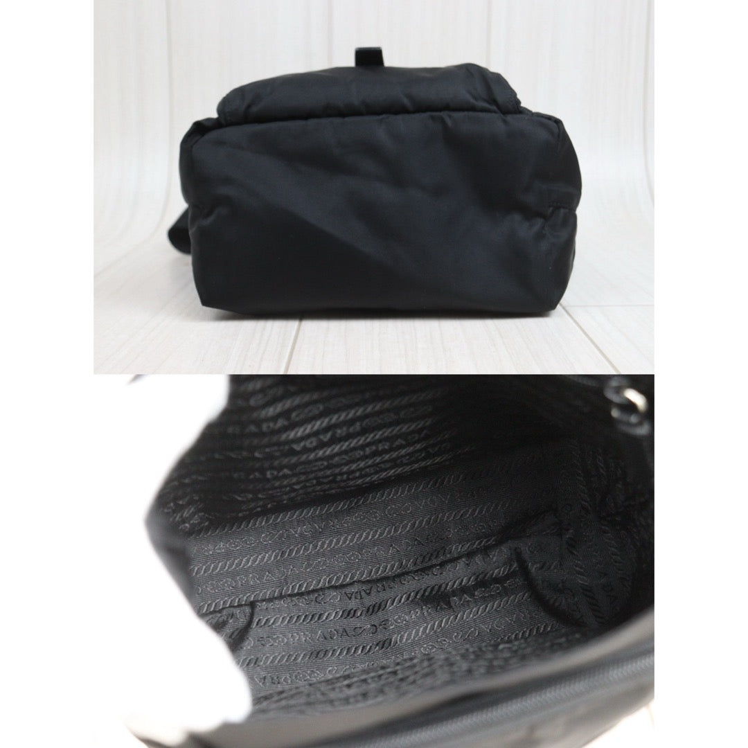 Include Entrupy Certificate of Authenticity｜Very Good ( Rank A) ｜Prada  Vela Nylon Black Shoulder Bag｜26091803