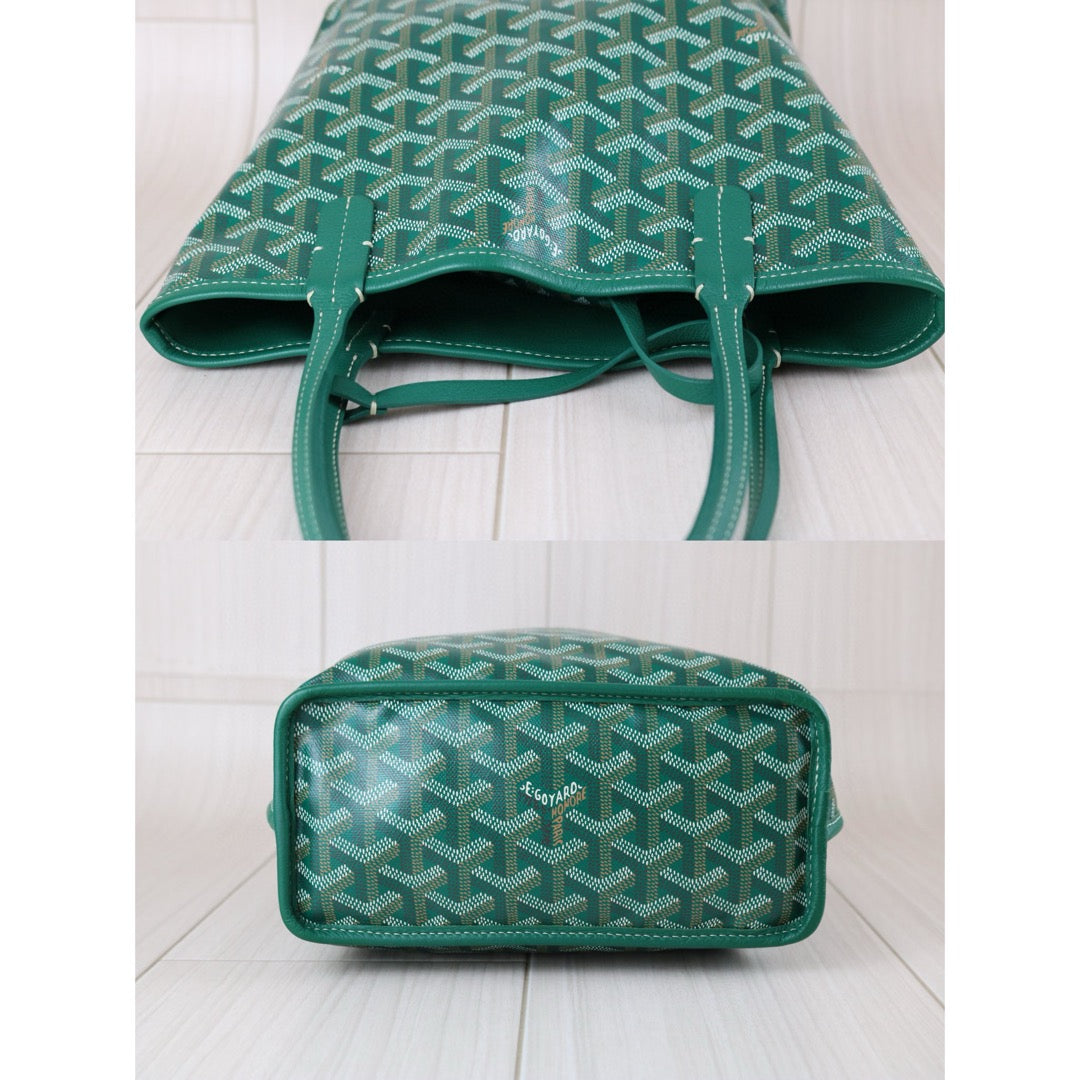 Very Good ( Rank A)｜ Goyard Mini Tote Bag Green｜B24111203