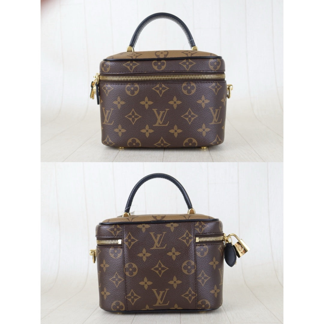 Include Entrupy Certificate of Authenticity｜Very Good ( Rank A) ｜Louis Vuitton Monogram Vanity PM Chain Bag IC Chips Model｜Z26101208