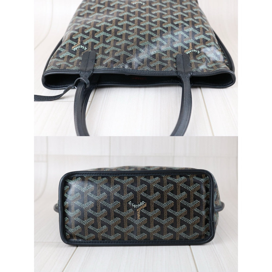 Good ( Rank AB)｜ Goyard Mini Tote Bag Black｜B24111205