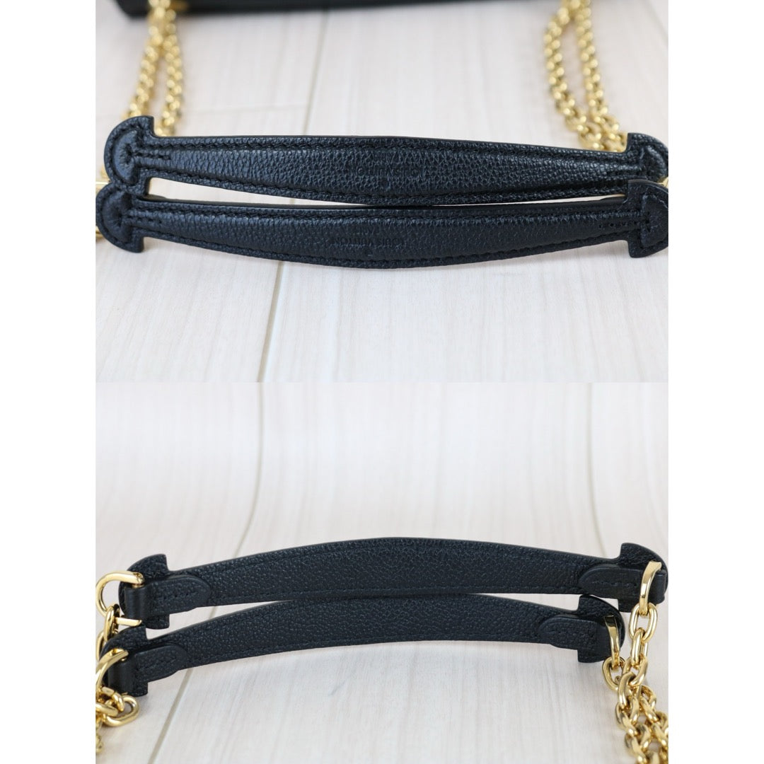 Very Good ( Rank A) ｜ LV Monogram Vavin  Leather Shoulder Bag Black IC Chips Model ｜S25060312