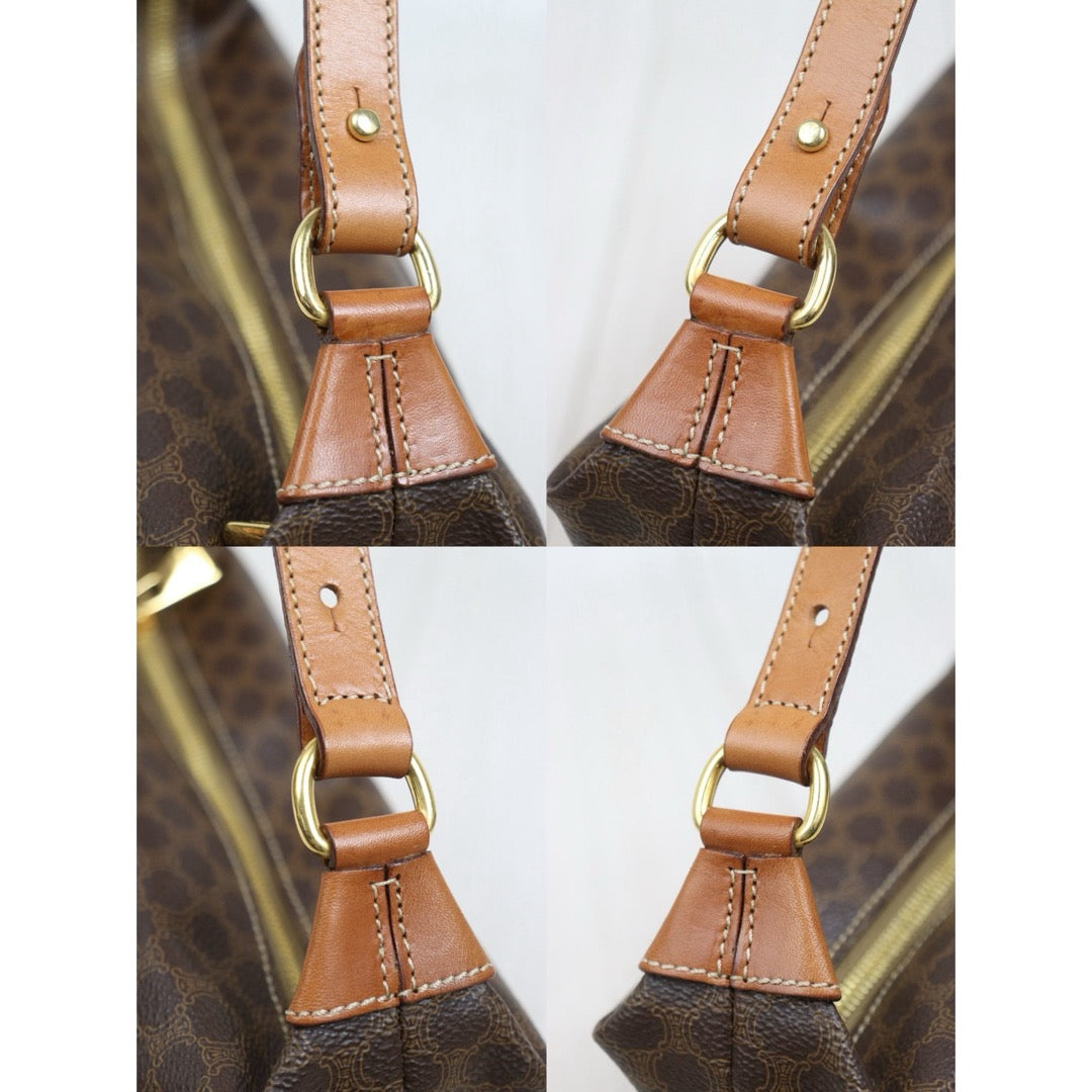 Include Entrupy Certificate of Authenticity｜Very Good ( Rank A)｜ CELINE Macadam Walking Handbag ｜26061808