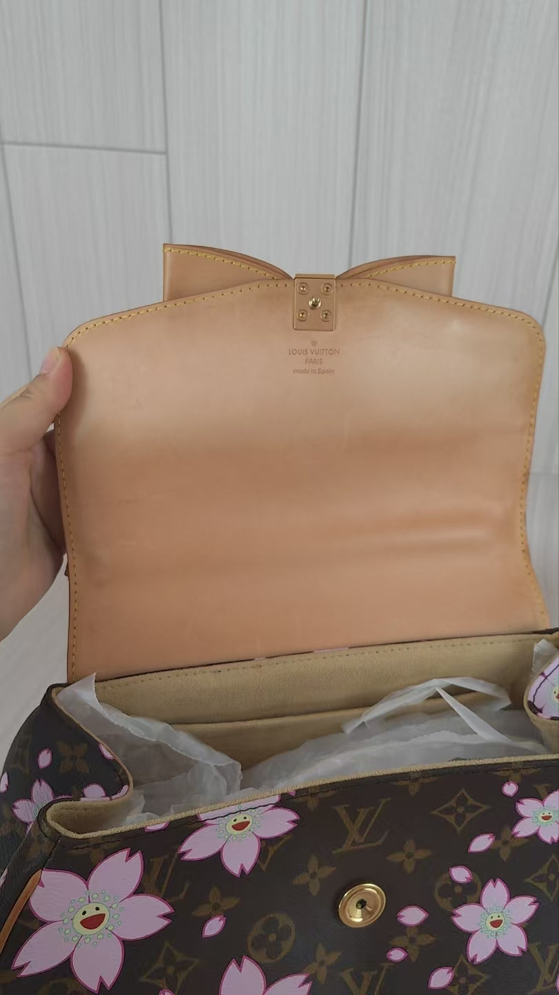LV Monogram Takashi Murakami Sakura Handbag