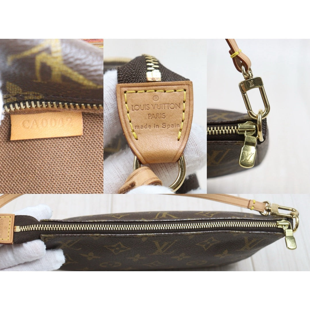Include Entrupy Certificate of Authenticity｜Very Good ( Rank A)｜ Louis Vuitton  Monogram Pochette Accessoires ｜26061102