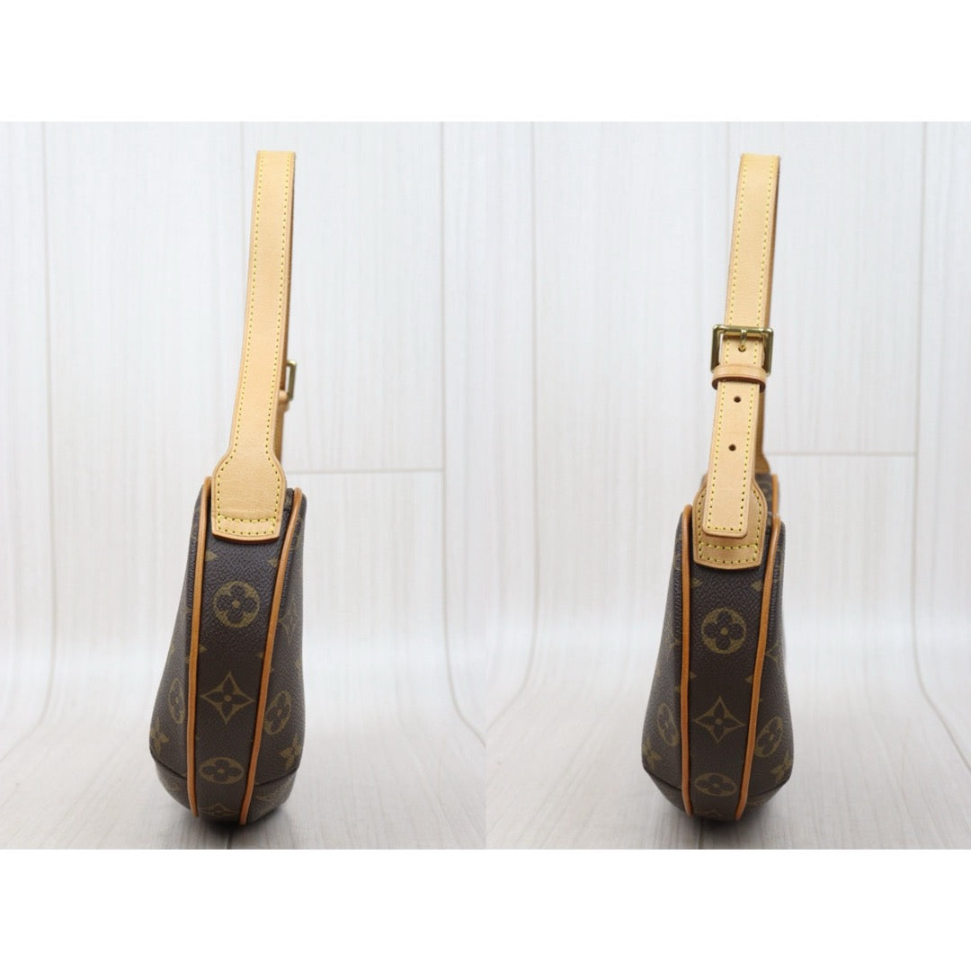 Good ( Rank AB)｜LV Monogram Pochette Croissant PM Shoulder Bag｜S25071006