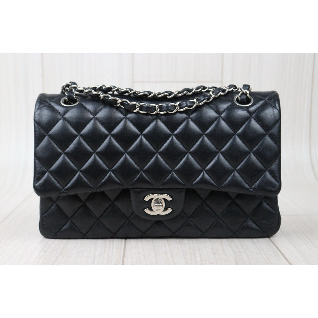 Good ( Rank AB)｜ CHANEL Matrasse Double Flap 25 Shoulder Bag Black Made In 2018Year｜S24071408