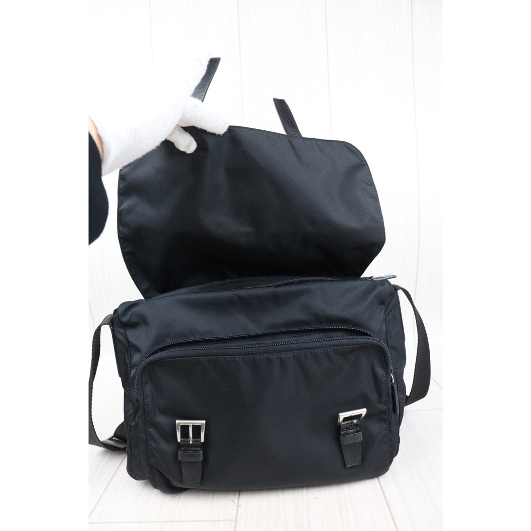 Rank A｜Prada Nylon ShoulderBag Black｜V24030139