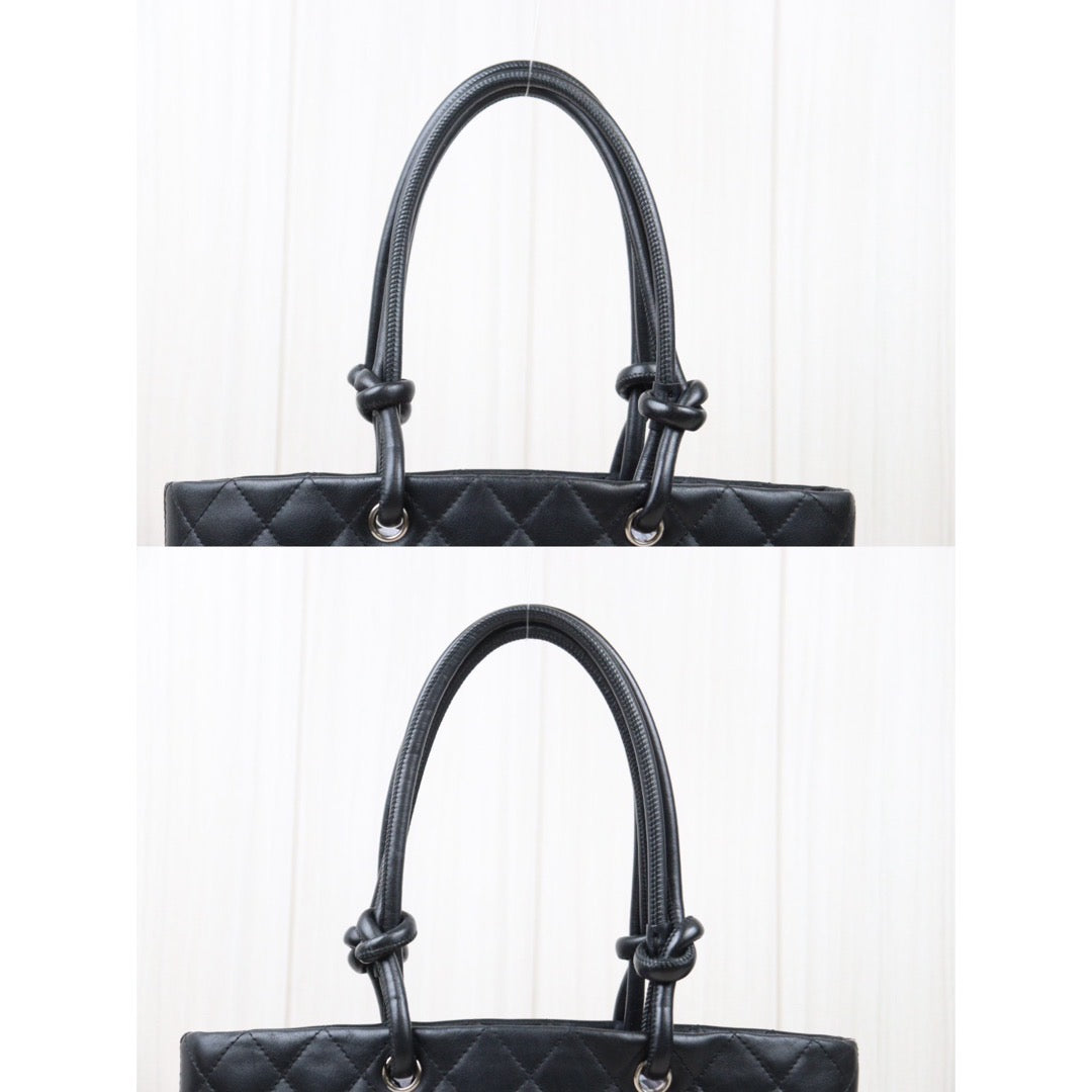 Rank AB ｜ CHANEL Cambon Line ToteBag Black Made In 2004-2005 Year｜P24061132