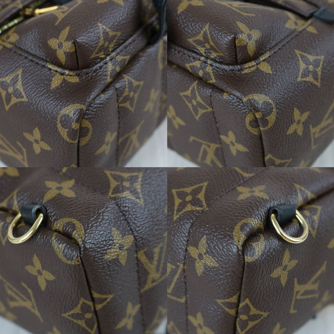 Include Entrupy Certificate of Authenticity｜Very Good ( Rank A)｜  Louis Vuitton Monogram Coated Canvas Mini Palm Springs Backpack｜X26100701
