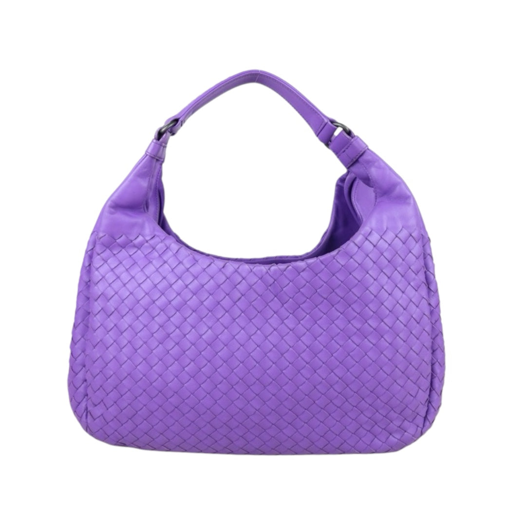 Excellent（Rank SA）｜ Bottega Veneta Lamb Skin Braid Shoulder Bag Purple｜X25041701