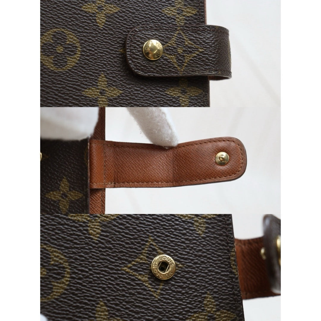 Include Entrupy Certificate of Authenticity｜Very Good ( Rank A)｜ Louis Vuitton Monogram Agenda MM Notebook Cover ｜26052705