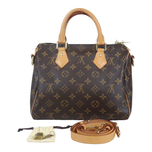 Rank AB ｜ LV Monogram Speedy 25 With Shoulder Strap｜23090607