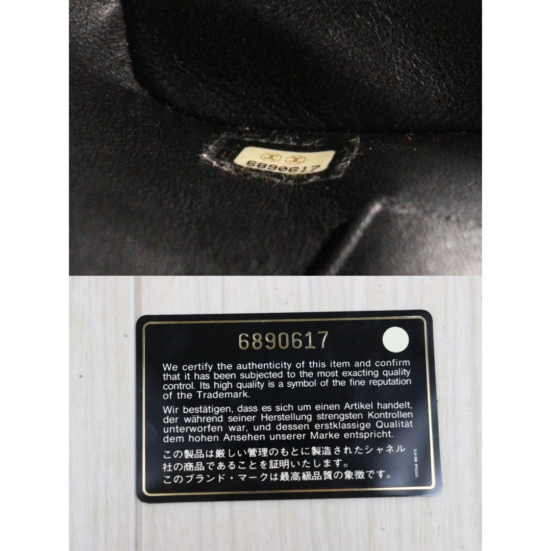 Include Entrupy Certificate of Authenticity｜Good ( Rank AB)｜ CHANEL Caviar Skin Calf Leather Tote Bag Black Made In 2000～2002Year｜26022611