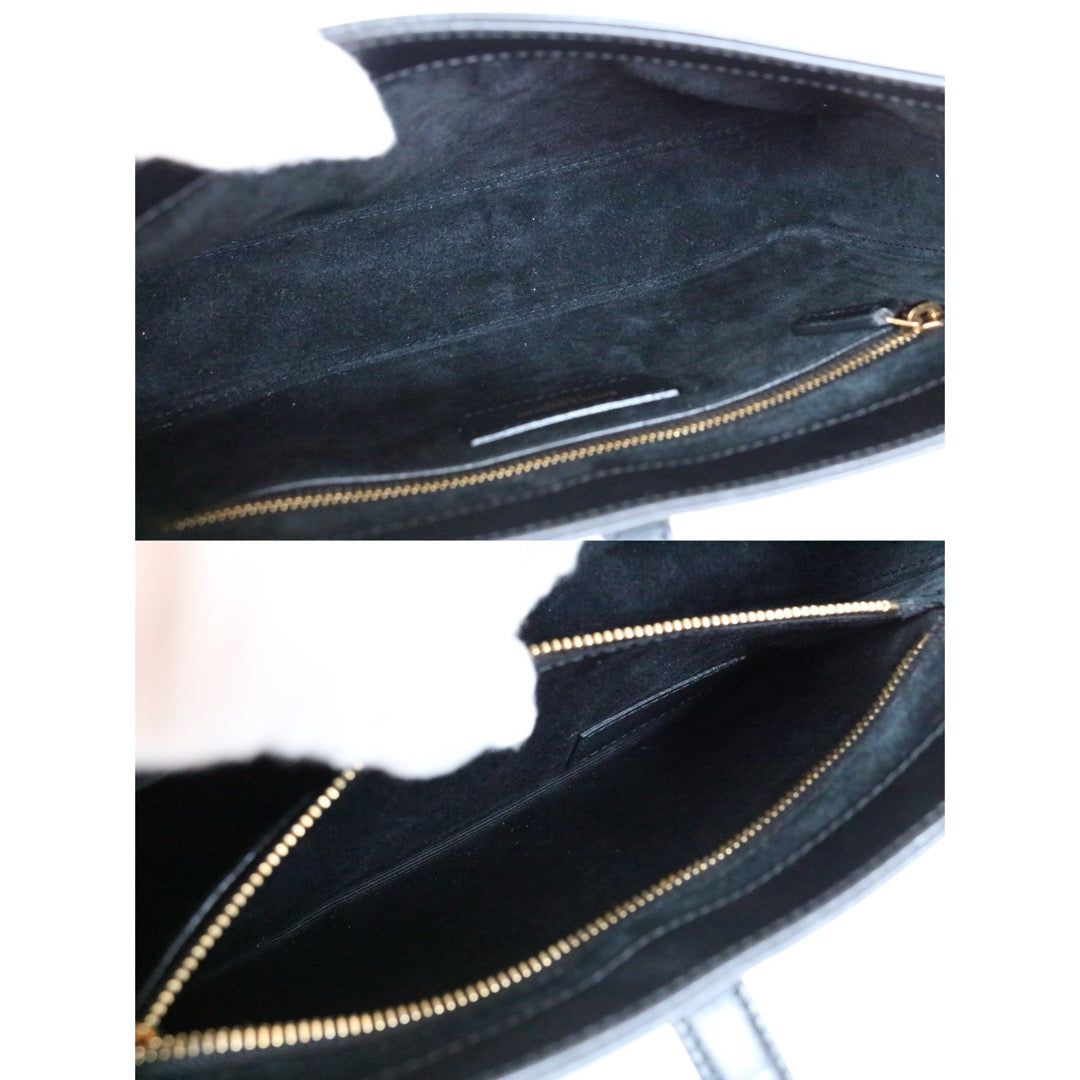 Very Good ( Rank A)｜ Saint Laurent YSL Leather Hobo Shoulder Bag｜S24100201