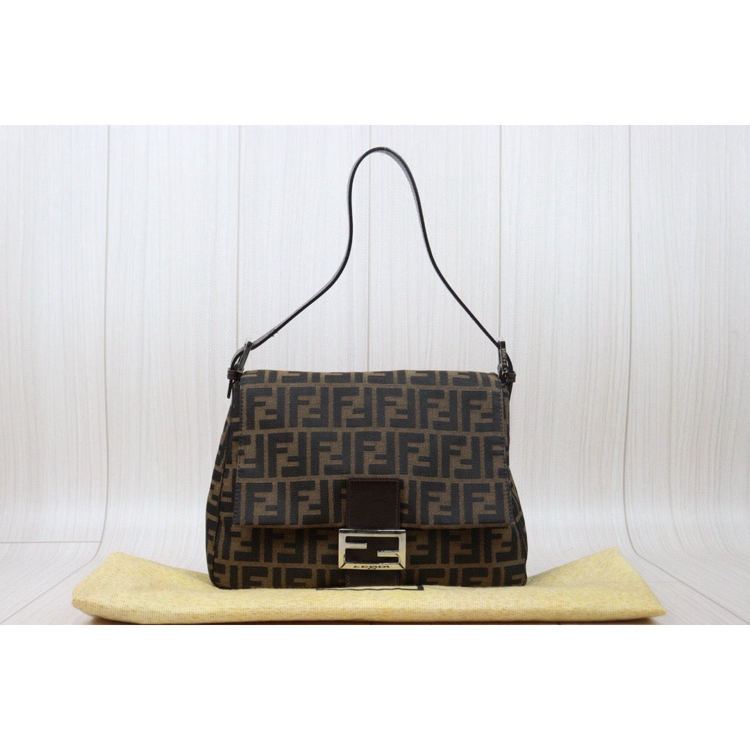 Very Good ( Rank A) ｜ FENDI Zucca Mamma Baguette Shoulder Bag ｜24112113