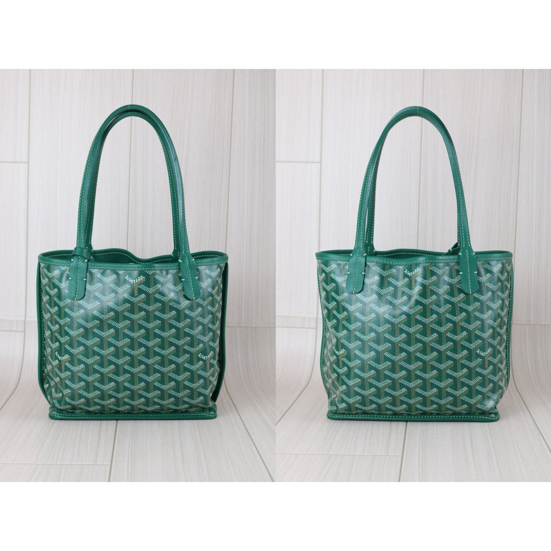 Very Good ( Rank A)｜ Goyard Mini Tote Bag Green｜B24111203