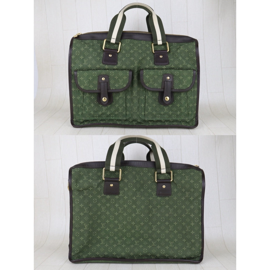 Good ( Rank AB) ｜LV Monogram Denim HandBag Shoulder Bag Green｜H25062301