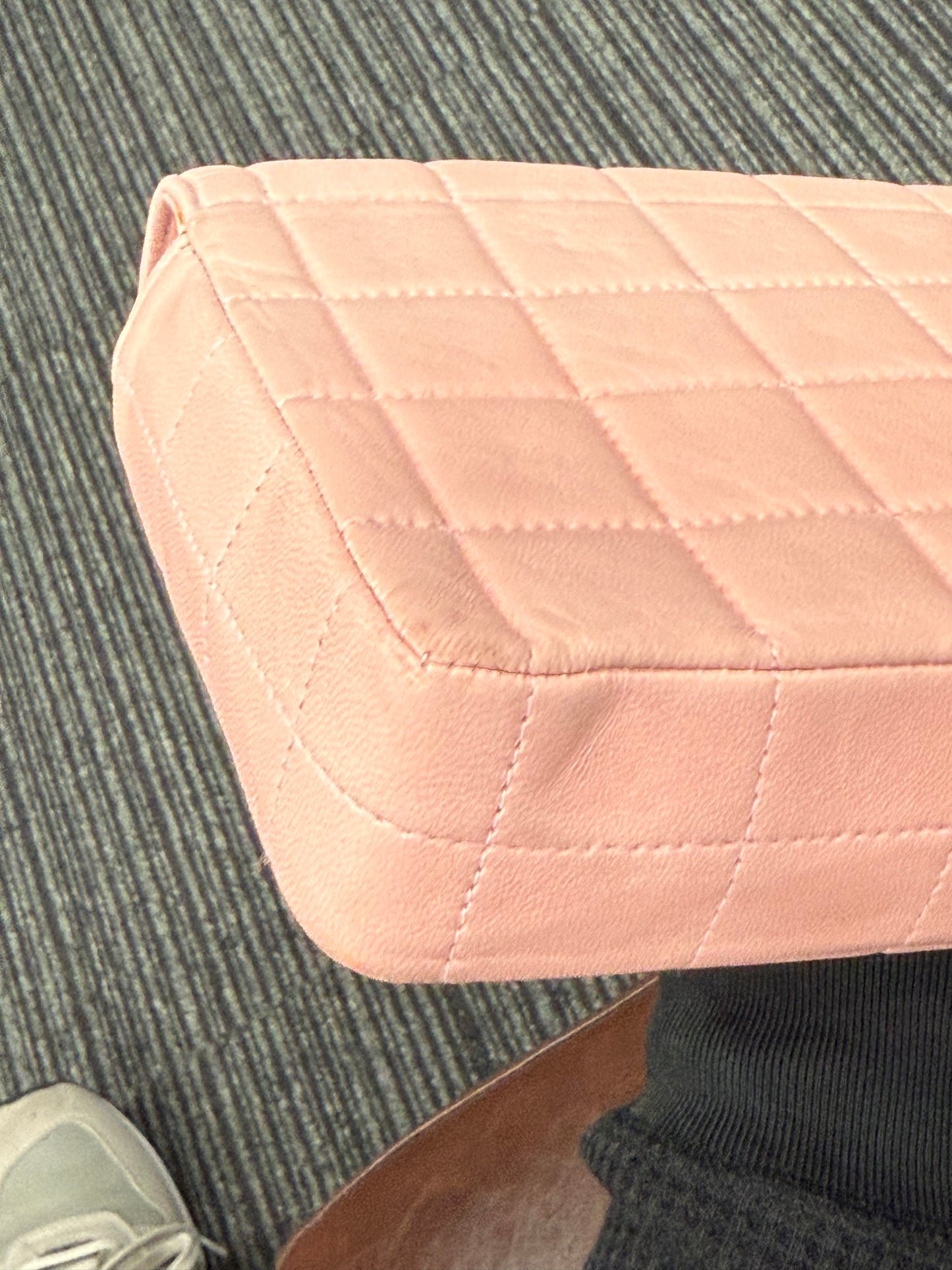 First installment 1/3｜Good ( Rank AB)｜ CHANEL  Lambskin Shoulder Bag Pink ｜25060308
