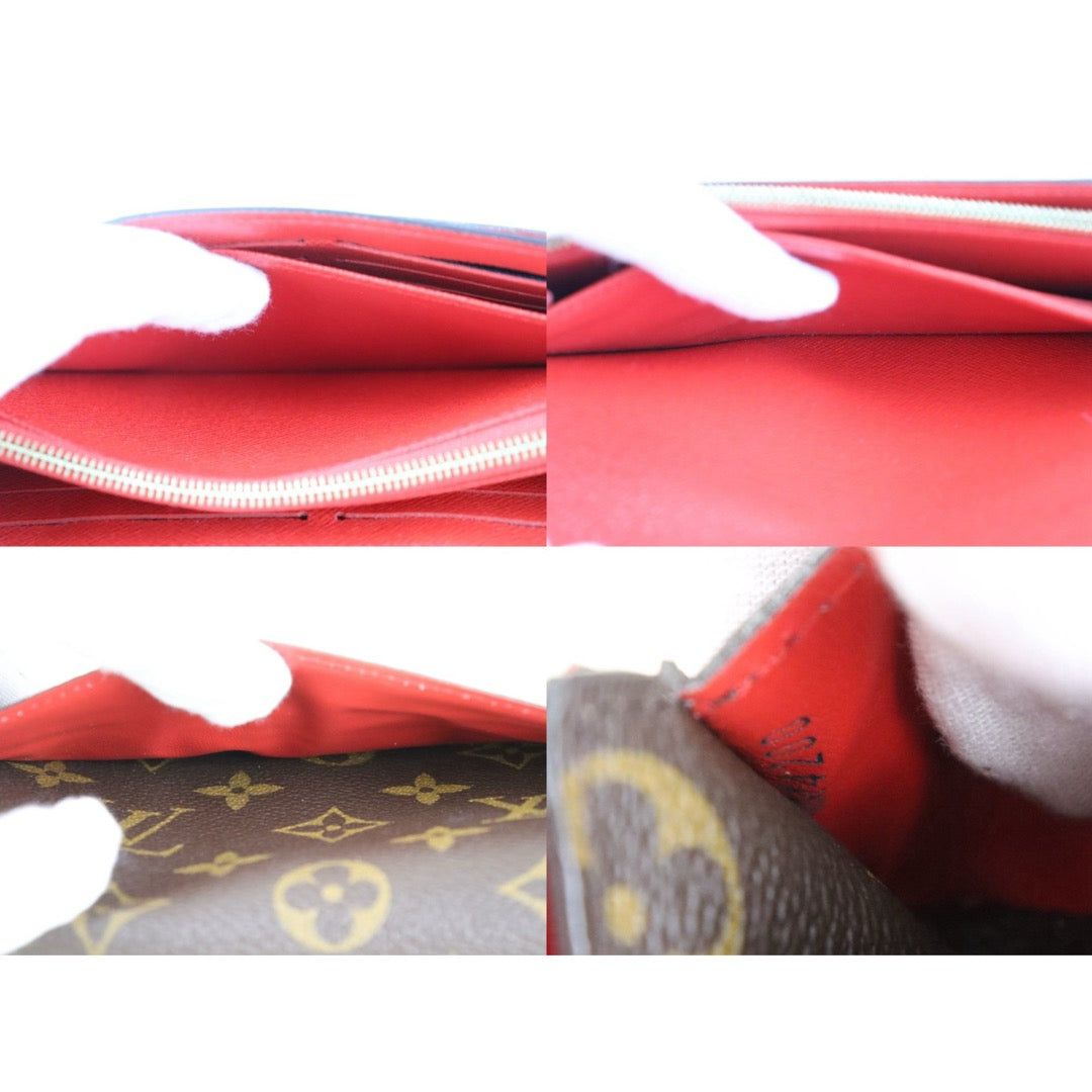 Include Entrupy Certificate of Authenticity｜Very Good ( Rank A)｜ Louis Vuitton Monogram Emilie Long Wallet ｜S26072513