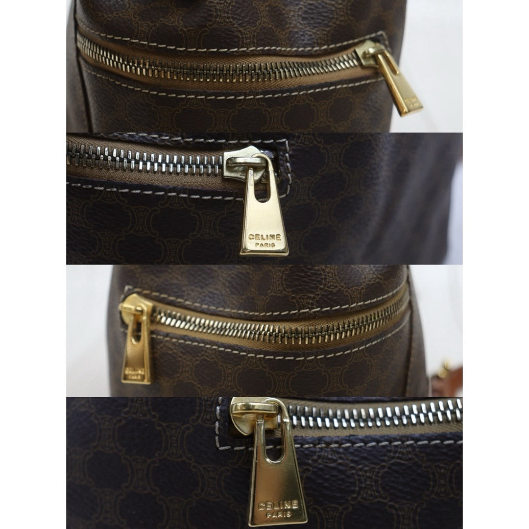 Include Entrupy Certificate of Authenticity｜Very Good ( Rank A)｜CELINE Macadam Backpack  ｜26071308