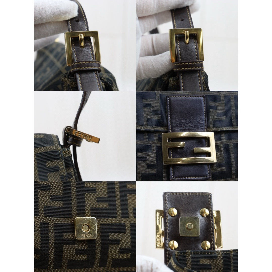 Good ( Rank AB)｜ FENDI Zucca Mamma Baguette Shoulder Bag ｜25042115