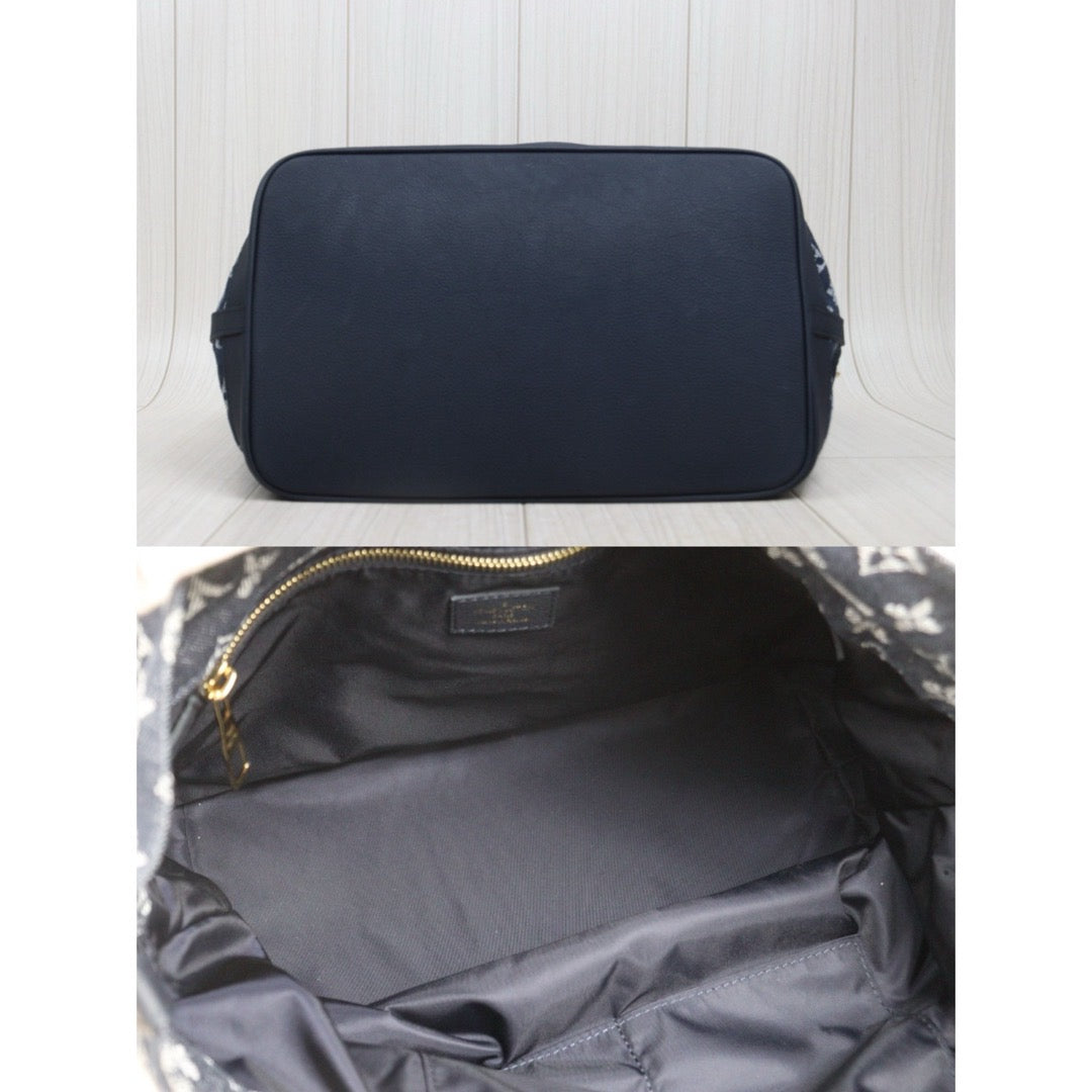 Include Entrupy Certificate of Authenticity｜Very Good ( Rank A)｜Louis Vuitton Noefull MM Monogram Denim｜26082109