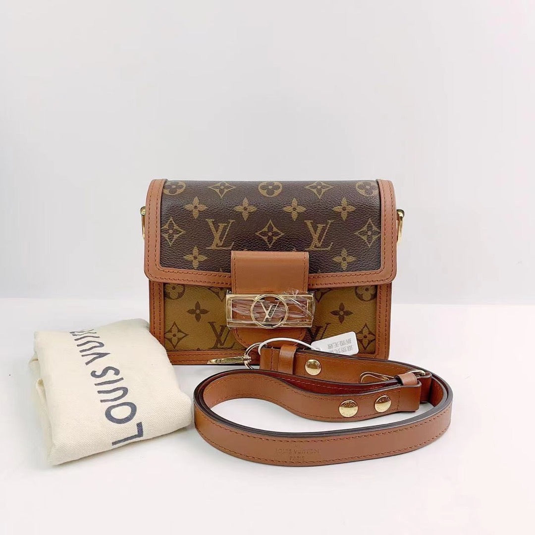 Rank A LV Monogram Dauphine MINI Shoulderbag 2307128 BRAND GET