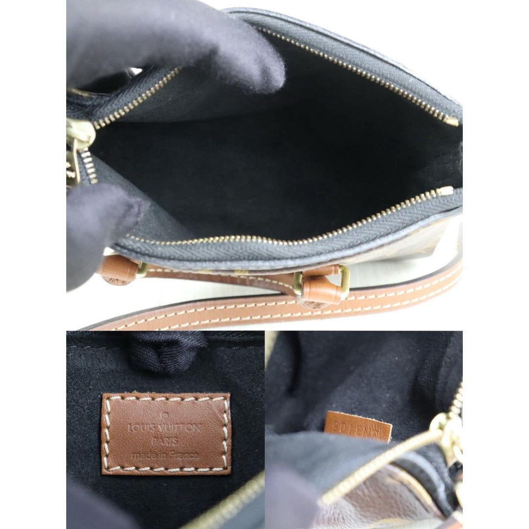 Very Good ( Rank A) ｜LV Monogram Pallas Nano Handbag With Shoulder Bag Brown｜S25100903