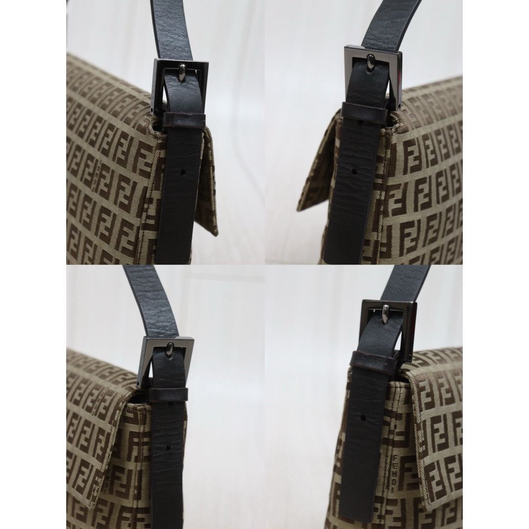 Very Good ( Rank A)｜ FENDI Zucca Mamma Baguette  Shoulder Bag  Light Taupe PM｜S26030905