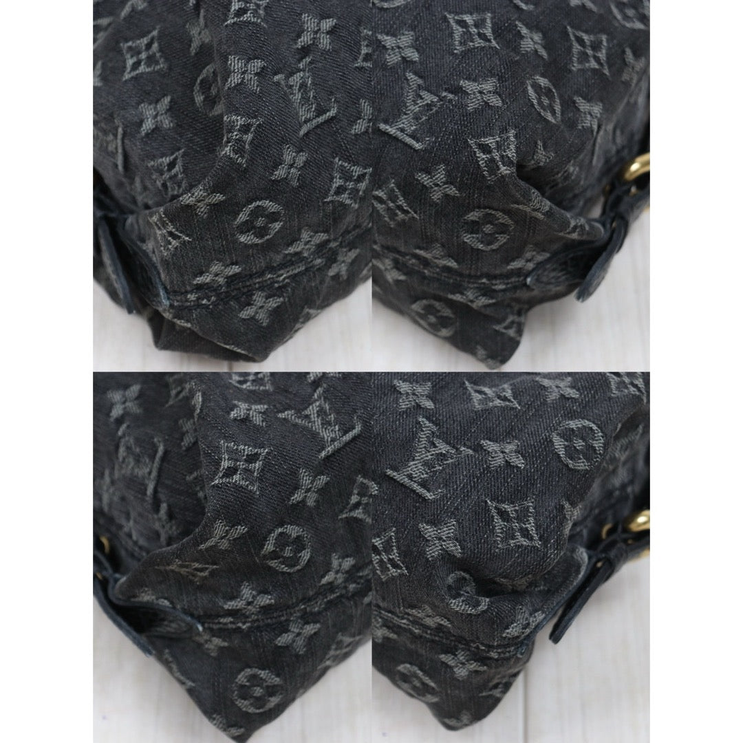 Good ( Rank AB)｜ LV Denim Monogram Black Tote Bag Shoulder Bag｜26030801