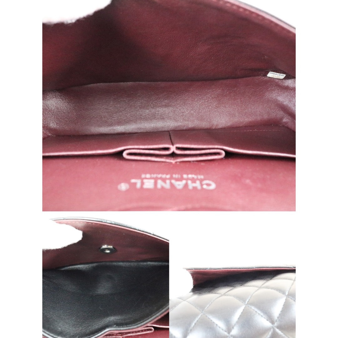 Include Entrupy Certificate of Authenticity｜Very Good ( Rank A)｜ CHANEL Lamb Skin Matrasse Chain Double Flap 23 Shoulder Bag  Black Made In 2020-2021 Year｜S26090748
