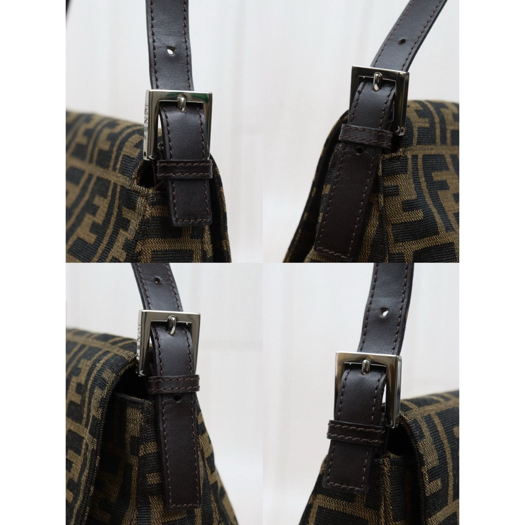 Good ( Rank AB)｜ FENDI Zucca Mamma Baguette Shoulder Bag ｜25042103