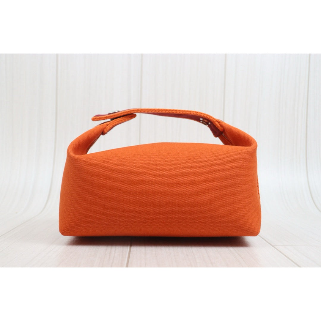 Include Entrupy Certificate of Authenticity｜Very Good ( Rank A)｜ HERMES Bride-a-Brac PM Handbag Orange Feu｜26100604