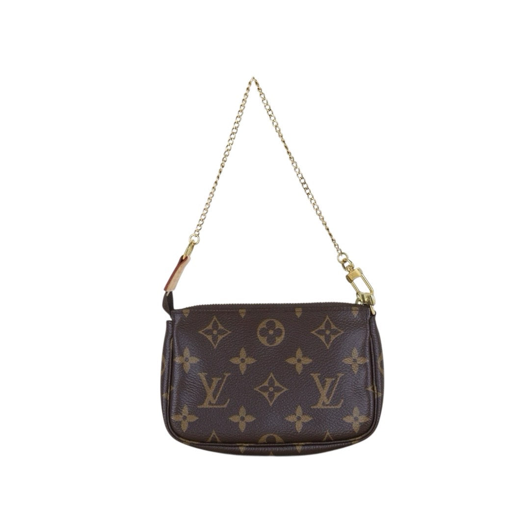 Include Entrupy Certificate of Authenticity｜Very Good ( Rank A) ｜ Louis Vuitton Monogram Mini Pochette Accessoire｜S26071503